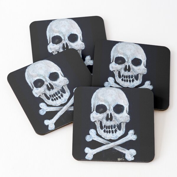 Item preview, Skull crossbones designed and sold by MatrixTattoo.