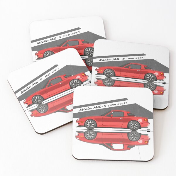 Item preview, Miata - MX-5 NA 1991-1997 (Classic red) - Pure 90s Roadster Joy designed and sold by Azaziel.
