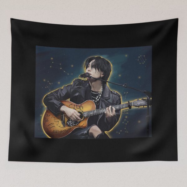 Item preview, Yoongi with Guitar designed and sold by VanSin Arts.