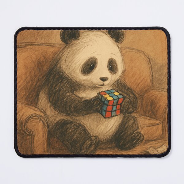 Item preview, Bear solves a Rubik's Cube designed and sold by Alpaca Ridge.