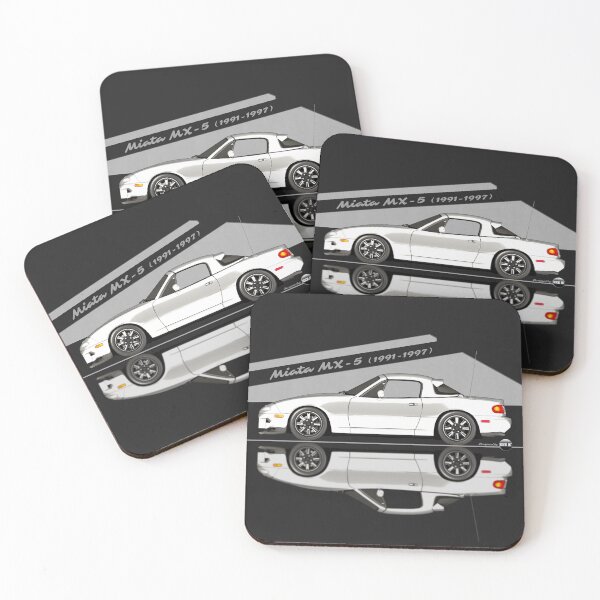 Item preview, Miata - MX-5 NA 1991-1997 (Crystal white) - Pure 90s Roadster Joy designed and sold by Azaziel.