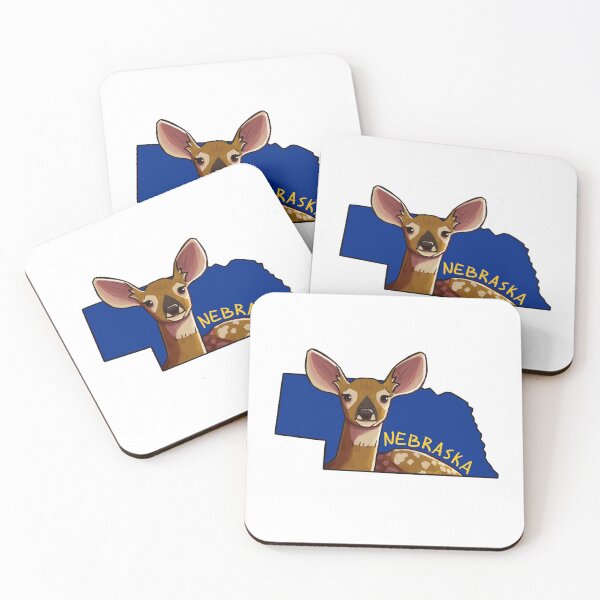 Item preview, Nebraska State Mammal - White-Tailed Deer designed and sold by littlealiart.