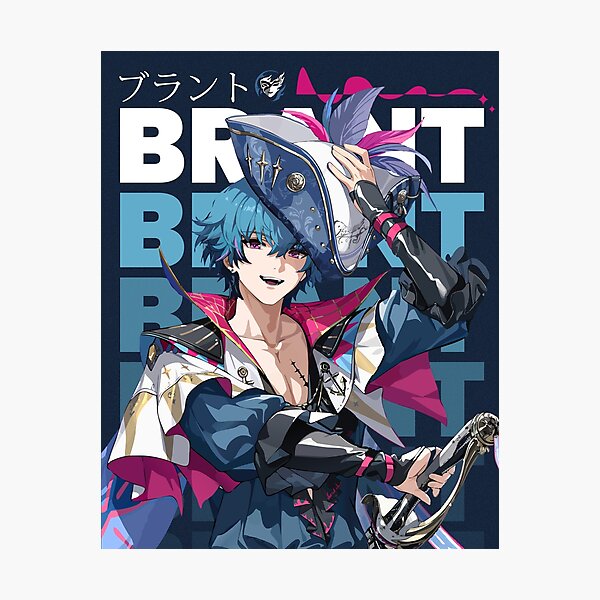 Aperçu de l'œuvre Brant Graphic Art créée et vendue par CatByteDigital.