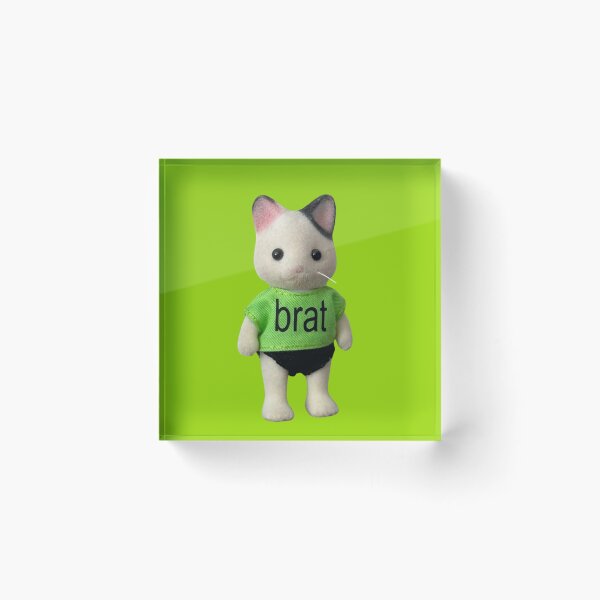 Item preview, brat cat designed and sold by Alanna Trees.