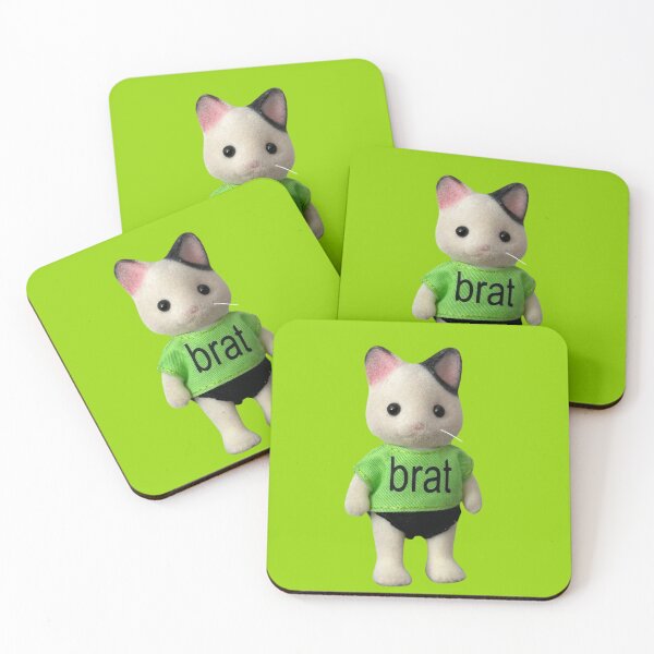 Item preview, brat cat designed and sold by Alanna Trees.