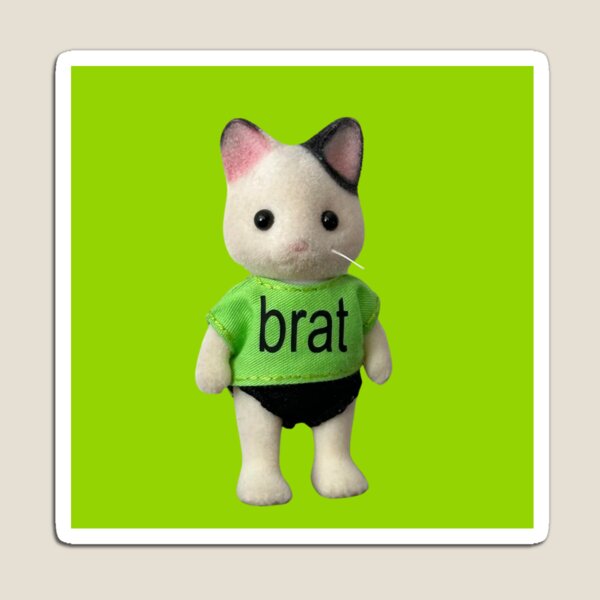 Item preview, brat cat designed and sold by Alanna Trees.