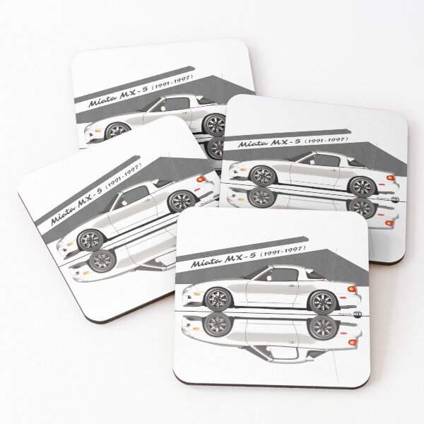 Item preview, Miata - MX-5 NA 1991-1997 (Crystal white) - Pure 90s Roadster Joy designed and sold by Azaziel.