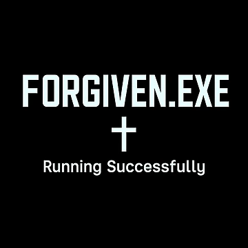 Artwork thumbnail, Forgiven.exe – Running Successfully Sticker by LevelUpLab