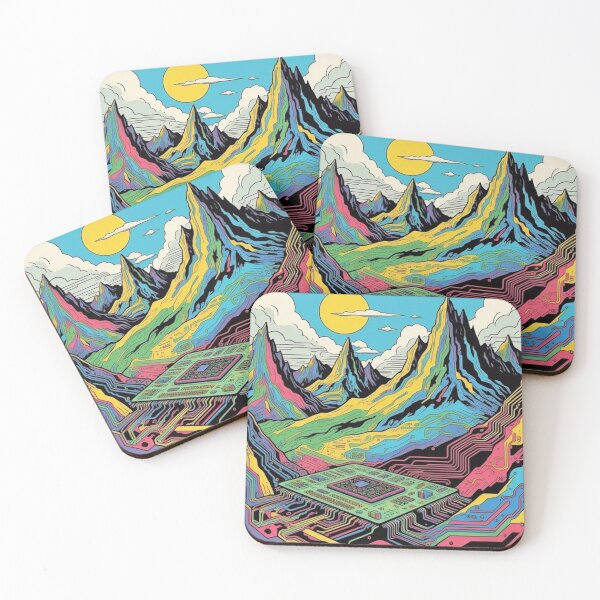 Item preview, Silicon Peaks – Pop Art Circuit Mountain designed and sold by Esterlane.