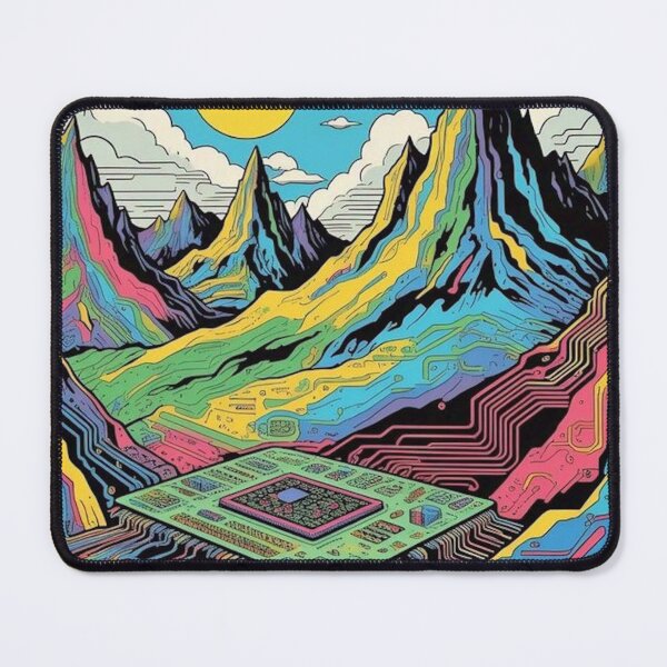 Item preview, Silicon Peaks – Pop Art Circuit Mountain designed and sold by Esterlane.