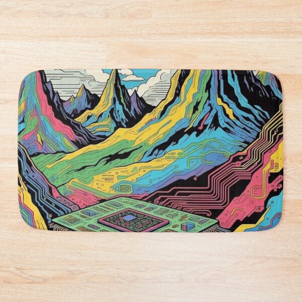 Item preview, Silicon Peaks – Pop Art Circuit Mountain designed and sold by Esterlane.