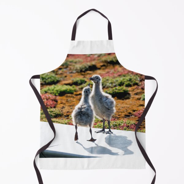 Item preview, Herring Gull Young Chicks on a Mossy Rooftop designed and sold by Dorset Girl.