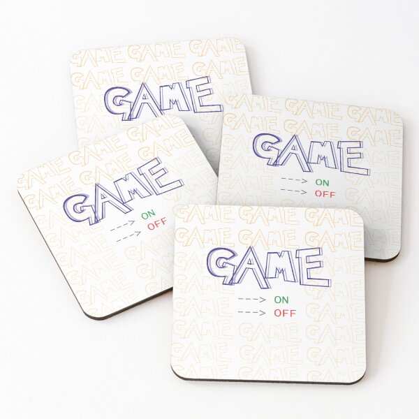 Item preview, Game ON / OFF – Minimalist Gamer Design designed and sold by Duh-Artes.