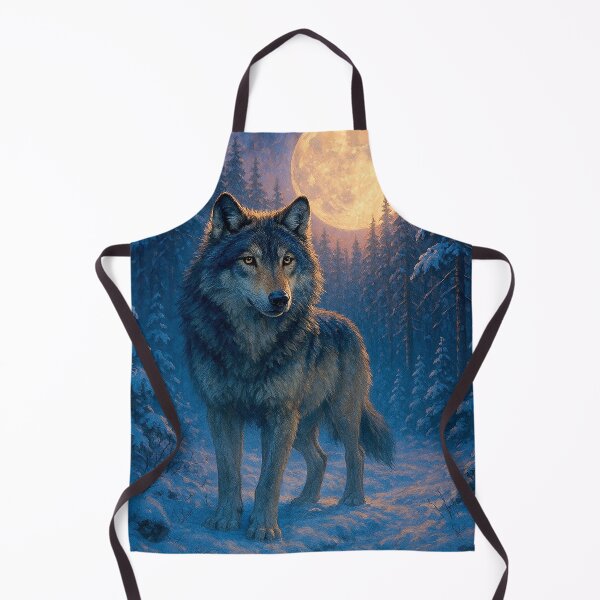 Item preview, Silent Snow Wolf Moon designed and sold by alw951.