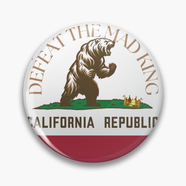 Item preview, Defeat the Mad King Bear Flag designed and sold by Linklandiya.