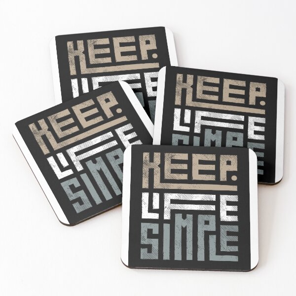 Item preview, keep life simple designed and sold by Assma-ch.