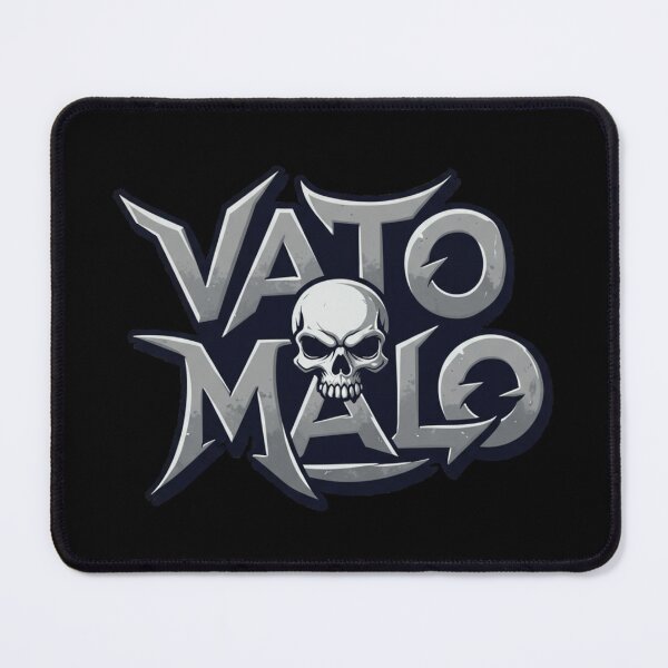 Item preview, DL02 - Vato Malo with a Skull in the Center, Graffiti Metal Style designed and sold by Vato Malo Wear.