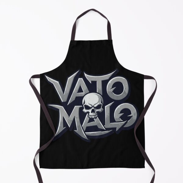 Item preview, DL02 - Vato Malo with a Skull in the Center, Graffiti Metal Style designed and sold by Vato Malo Wear.