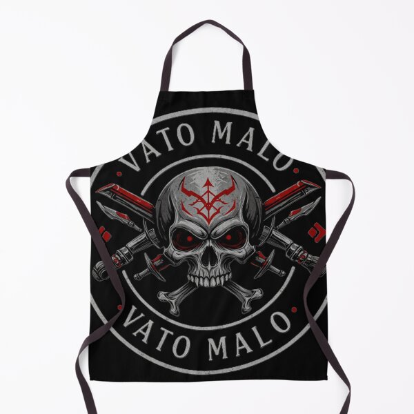 Item preview, DL01 - Vato Malo Skull Shield designed and sold by Vato Malo Wear.