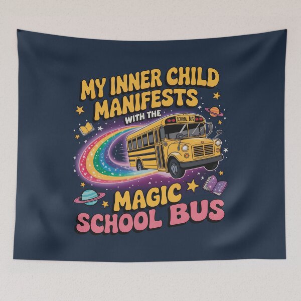 Item preview, My Inner Child Manifests With The Magic School bus designed and sold by CrypticHMystic.