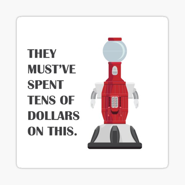 Tom Servo Bot About Town Sticker For Sale By Wolffdj Redbubble