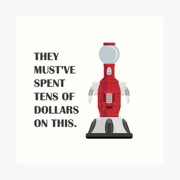 Tom Servo - Bot about Town Art Print