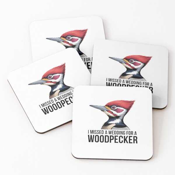 Item preview, Missed a Wedding for a Woodpecker – Hilarious Birder Confession Design designed and sold by Brainy Bird's Place.