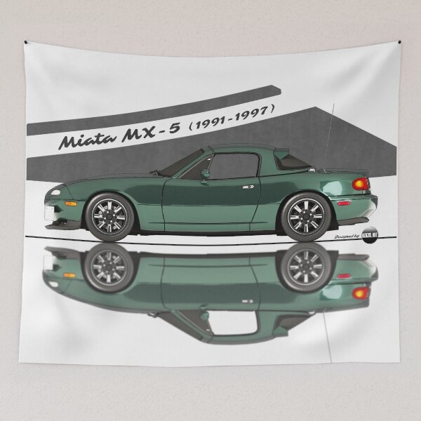 Item preview, Miata - MX-5 NA 1991-1997 (British racing green) - Pure 90s Roadster Joy designed and sold by Azaziel.
