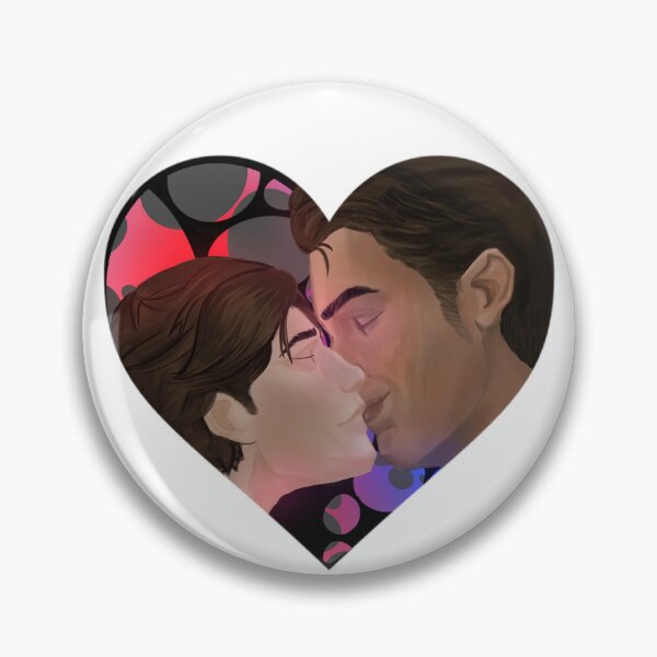 Item preview, Soulmates heart jayvik magic kiss version  designed and sold by DoodleSnake58.