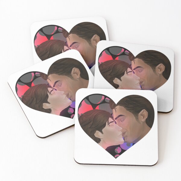 Item preview, Soulmates heart jayvik magic kiss version  designed and sold by DoodleSnake58.