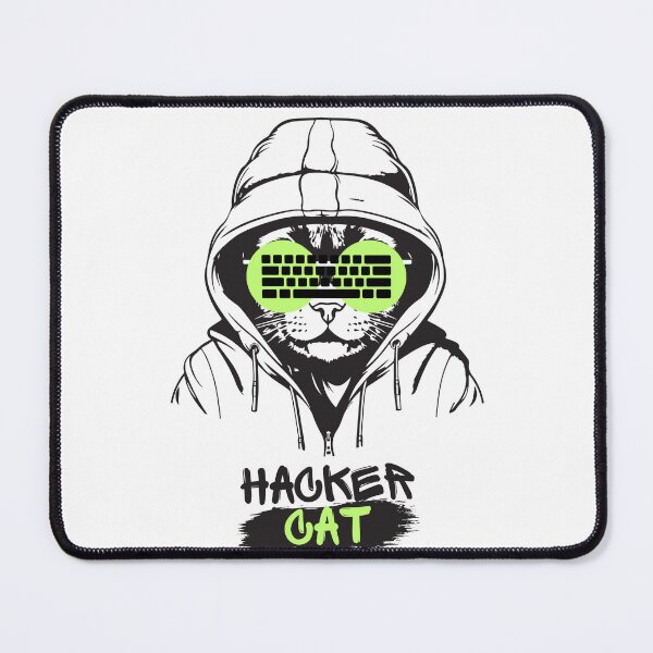 Item preview, Hacker Cat designed and sold by Jetbrains.