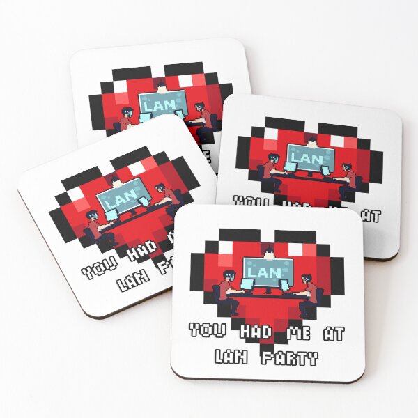 Item preview, You Had Me at LAN Party – Nerdy Romance Quote designed and sold by GeekFuel.