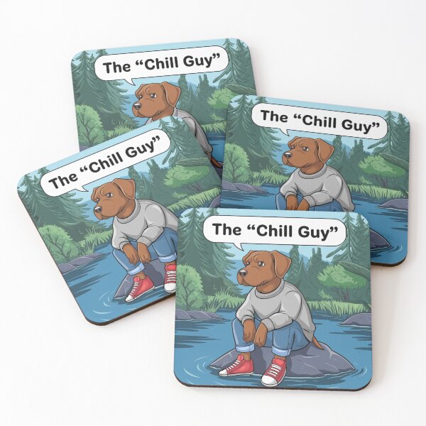 Item preview, The "Chill Guy" – Cool Dog by the River designed and sold by WildLogy Wearables .