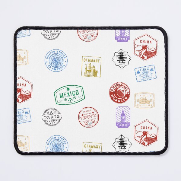 Item preview, Retro Passport Stamps for EPCOT World Showcase Countries designed and sold by YonderAndBeyond.
