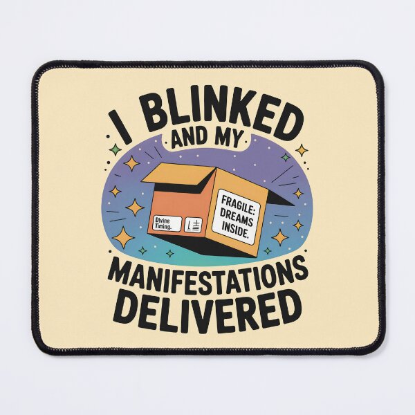 Item preview, I Blinked And My Manifestations Delivered designed and sold by CrypticHMystic.