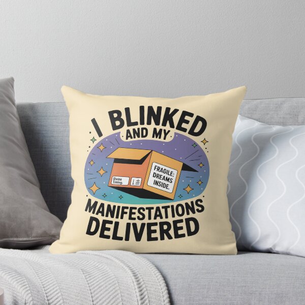 Item preview, I Blinked And My Manifestations Delivered designed and sold by CrypticHMystic.