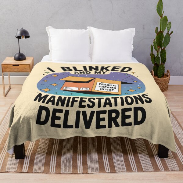 Item preview, I Blinked And My Manifestations Delivered designed and sold by CrypticHMystic.