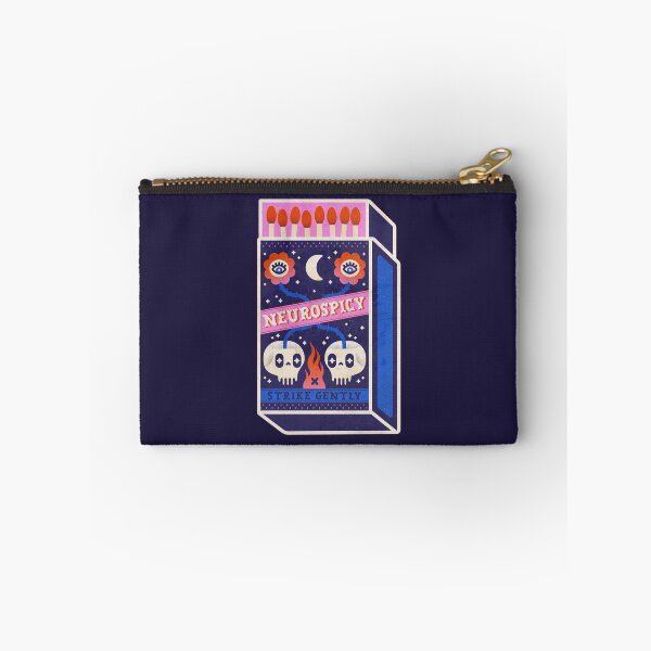 Item preview, Neurospicy Matchbook – Skull and Flame Neurodivergent Design designed and sold by musingtreeart.