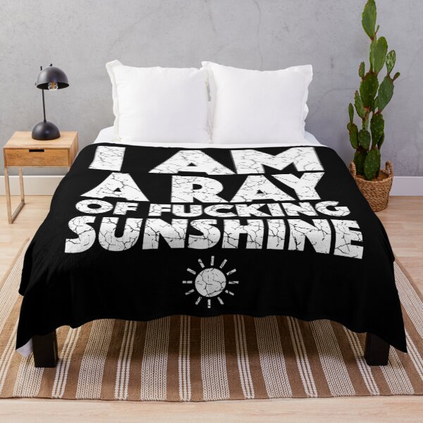 Item preview, I Am A Ray Of Fucking Sunshine (with Black Lettering) designed and sold by VelvetRoom.