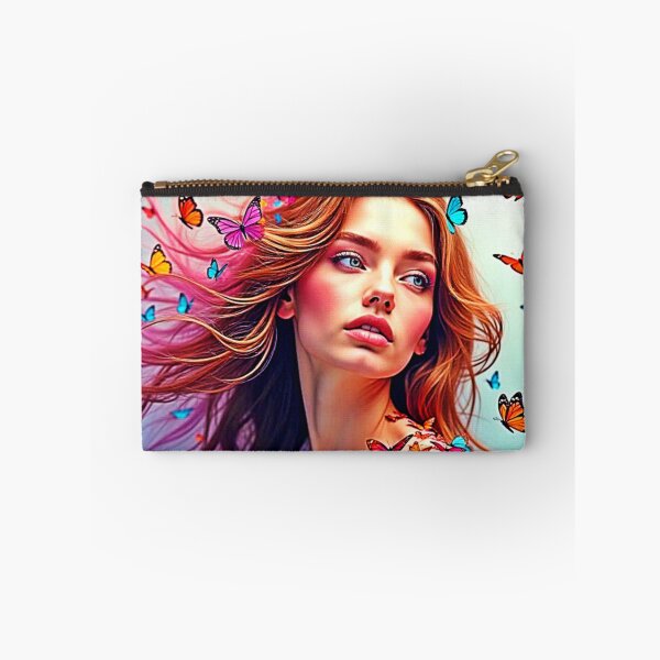 Item preview, Butterfly Muse Portrait Art designed and sold by Health And Fitness Posts e-Store.