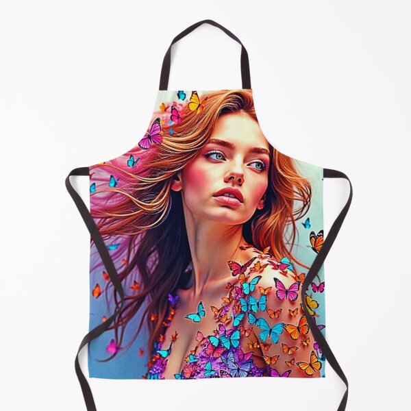 Item preview, Butterfly Muse Portrait Art designed and sold by Health And Fitness Posts e-Store.