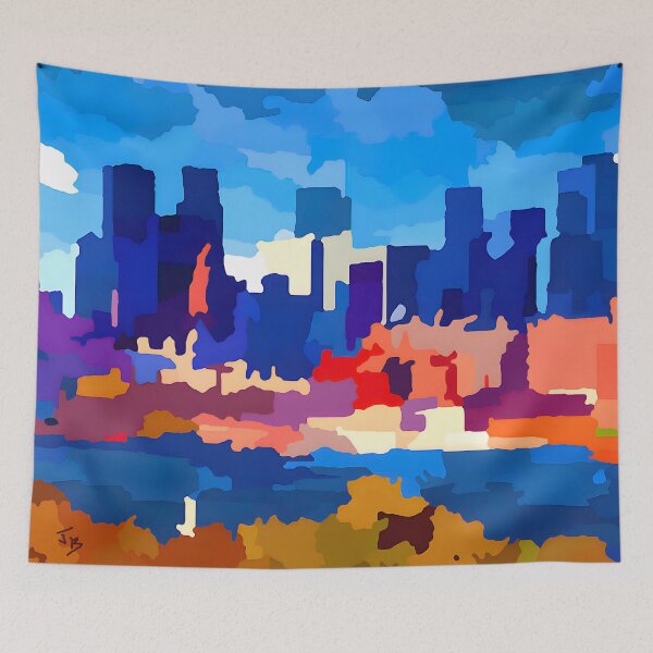 Item preview, Montreal Skyline Business District designed and sold by Jon-Baran.