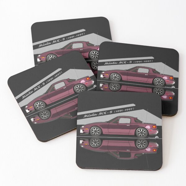 Item preview, Miata - MX-5 NA 1991-1997 (Merlot mica) - Pure 90s Roadster Joy designed and sold by Azaziel.