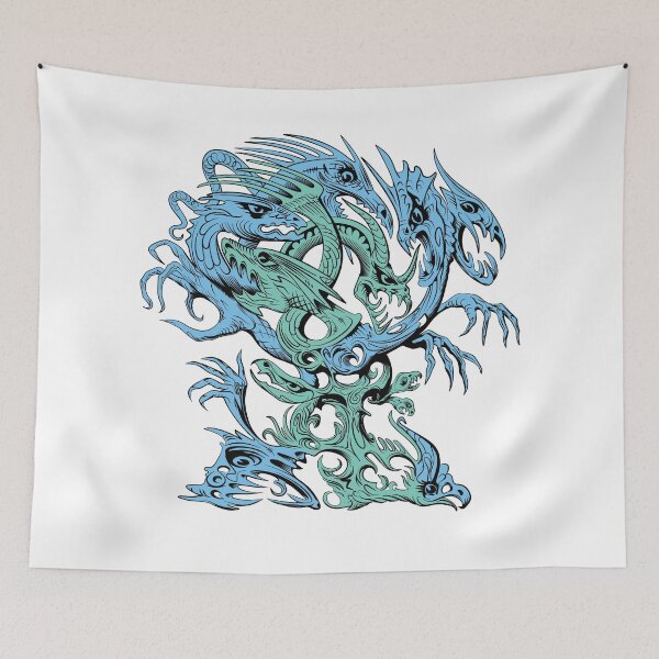 Item preview, Hydra - blue-green designed and sold by HassySamashio.