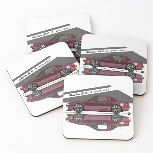 Item preview, Miata - MX-5 NA 1991-1997 (Merlot mica) - Pure 90s Roadster Joy designed and sold by Azaziel.