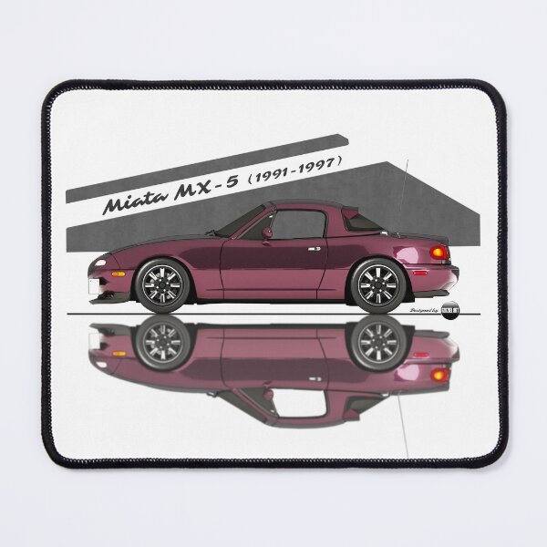 Item preview, Miata - MX-5 NA 1991-1997 (Merlot mica) - Pure 90s Roadster Joy designed and sold by Azaziel.