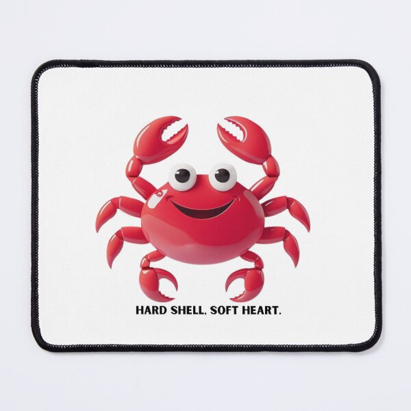 Item preview, Hard Shell, Soft Heart – Crab Vibes designed and sold by crabyzero.