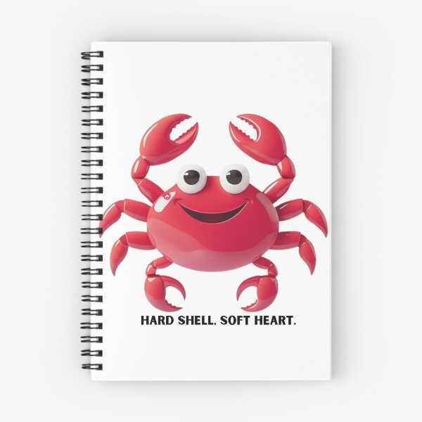 Item preview, Hard Shell, Soft Heart – Crab Vibes designed and sold by crabyzero.