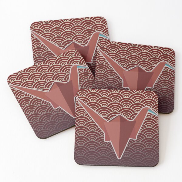 Item preview, Red origami crane designed and sold by Bert-thecow.