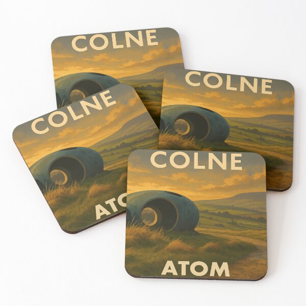 Item preview, The Atom Panopticon – Colne, Lancashire Travel Poster designed and sold by Shafiq Khan.